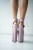 Fioletowe buty do exotic pole dance skóra węża Fame