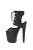 Czarne matowe buty do exotic pole dance Fame